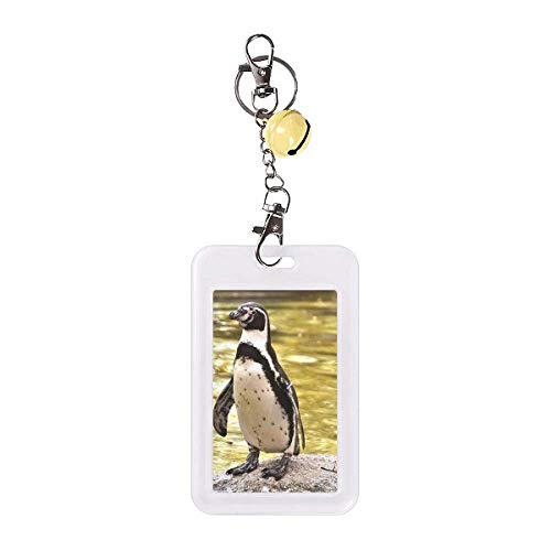 DIYthinker Abzeichen der Natur des südlichen Pinguins des Antarktischen Ozeans, Schutzhülle für Kreditkarten, gelbe Glocke DIYthinker Abzeichen der Natur des südlichen Pinguins des Antarktischen Ozeans, Schutzhülle für Kreditkarten, gelbe Glocke von DIYthinker