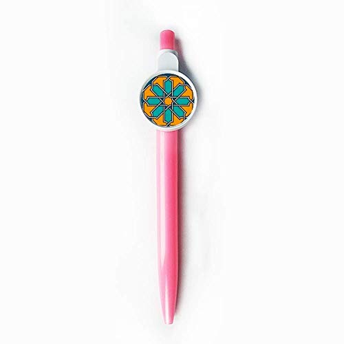 DIYthinker Marokko-Stil, Blume, abstraktes Muster, einziehbarer Kugelschreiber, Blau DIYthinker Marokko-Stil, Blume, abstraktes Muster, einziehbarer Kugelschreiber, Blau von DIYthinker