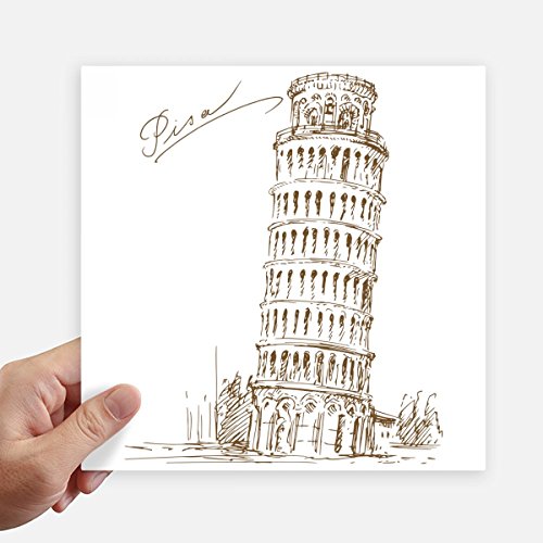 DIYthinker Schiefer Turm von Pisa Italien Pisa Quadrataufkleber 20Cm Wand Koffer Laptop Motobike Aufkleber 4Pcs 20Cm X 20Cm Mehrfarbig DIYthinker Schiefer Turm von Pisa Italien Pisa Quadrataufkleber 20Cm Wand Koffer Laptop Motobike Aufkleber 4Pcs 20Cm X 20Cm Mehrfarbig von DIYthinker