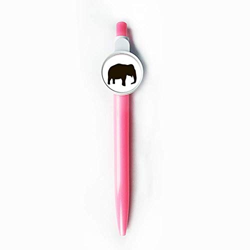 DIYthinker Schwarzer Elefant, niedliches Tierporträt, einziehbarer Kugelschreiber, Blau DIYthinker Schwarzer Elefant, niedliches Tierporträt, einziehbarer Kugelschreiber, Blau von DIYthinker