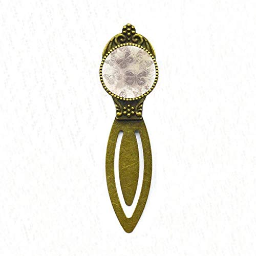 Elegantes Vintage-Lesezeichen mit Schmetterlingen, Retro, Büro, Etikett, Seitenmarker, Grau Elegantes Vintage-Lesezeichen mit Schmetterlingen, Retro, Büro, Etikett, Seitenmarker, Grau von DIYthinker