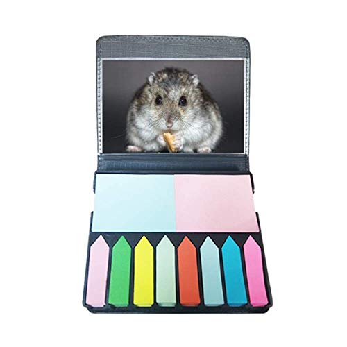 Haftnotizen, Hamster, Tiere, Ratten, Haustiere, niedliches Essen, selbstklebende Notizen, farbige Seitenmarkierungsbox von DIYthinker