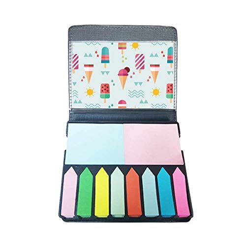 Sun Mountain River Popsicle Sweet Ice Cream Selbstklebende Notizzettel Farbe Seitenmarker-Box von DIYthinker