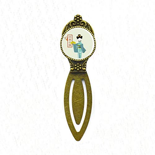 Traditionelles japanisches Lesezeichen für alte Mädchen, Retro, Büro, Etikett, Seitenmarker Traditionelles japanisches Lesezeichen für alte Mädchen, Retro, Büro, Etikett, Seitenmarker von DIYthinker