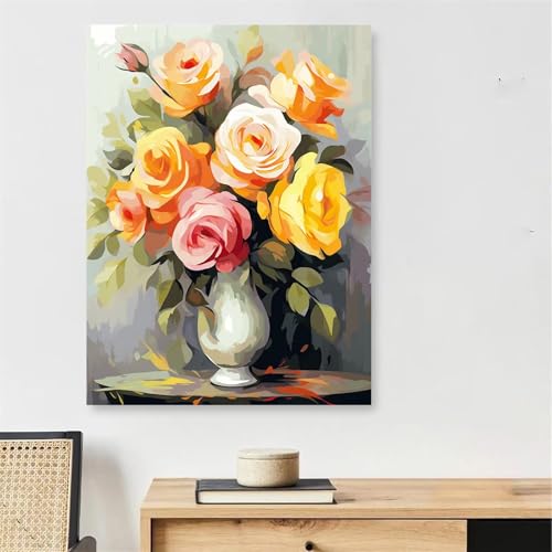Malen Nach Zahlen Abstrakt Paint by Numbers Farbige Blumen Malen Nach Zahlen Erwachsene mit Rahmen 90x150cm Leinwand Ölgemälde Bastelset mit 3 Pinseln für Zimmer Deko, Geschenke für Frauen,Model168 Malen Nach Zahlen Abstrakt Paint by Numbers Farbige Blumen Malen Nach Zahlen Erwachsene mit Rahmen 90x150cm Leinwand Ölgemälde Bastelset mit 3 Pinseln für Zimmer Deko, Geschenke für Frauen,Model168 von DJCZSCC
