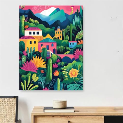Malen Nach Zahlen Abstrakt Paint by Numbers Stadt Malen Nach Zahlen Erwachsene mit Rahmen 80x120cm DIY Knitterfreie Ölgemälde Bastelset mit 3 Pinseln für Zimmer Deko, Geschenke für Frauen,Model162 Malen Nach Zahlen Abstrakt Paint by Numbers Stadt Malen Nach Zahlen Erwachsene mit Rahmen 80x120cm DIY Knitterfreie Ölgemälde Bastelset mit 3 Pinseln für Zimmer Deko, Geschenke für Frauen,Model162 von DJCZSCC