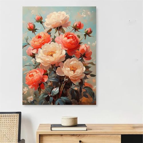 Malen Nach Zahlen Blume Paint by Numbers Anlage Malen Nach Zahlen Erwachsene mit Rahmen 100x160cm Knitterfreie Leinwand Ölgemälde Bastelset mit 3 Pinseln für Zimmer Deko, Geschenke für Frauen,Model891 Malen Nach Zahlen Blume Paint by Numbers Anlage Malen Nach Zahlen Erwachsene mit Rahmen 100x160cm Knitterfreie Leinwand Ölgemälde Bastelset mit 3 Pinseln für Zimmer Deko, Geschenke für Frauen,Model891 von DJCZSCC