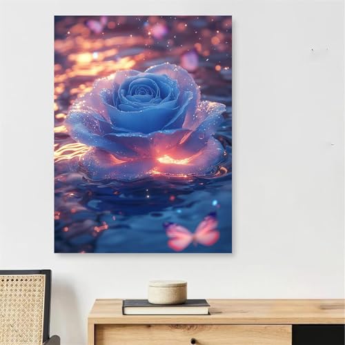 Malen Nach Zahlen Erwachsene Blume, See Malen Nach Zahlen mit Rahmen 30x40cm Leinwand, DIY Painting by Numbers Adults Handgemalt Ölgemälde mit 3 Pinseln und Acrylfarbe, Wanddeko Wohnzimmer,Model160 Malen Nach Zahlen Erwachsene Blume, See Malen Nach Zahlen mit Rahmen 30x40cm Leinwand, DIY Painting by Numbers Adults Handgemalt Ölgemälde mit 3 Pinseln und Acrylfarbe, Wanddeko Wohnzimmer,Model160 von DJCZSCC