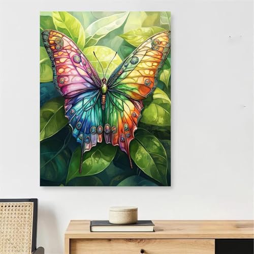 Malen Nach Zahlen Erwachsene Schmetterling, Anlage Malen Nach Zahlen mit Rahmen 70x100cm, DIY Painting by Numbers Adults Handgemalt Ölgemälde mit 3 Pinseln und Acrylfarbe, Wanddeko Wohnzimmer,Model205 Malen Nach Zahlen Erwachsene Schmetterling, Anlage Malen Nach Zahlen mit Rahmen 70x100cm, DIY Painting by Numbers Adults Handgemalt Ölgemälde mit 3 Pinseln und Acrylfarbe, Wanddeko Wohnzimmer,Model205 von DJCZSCC
