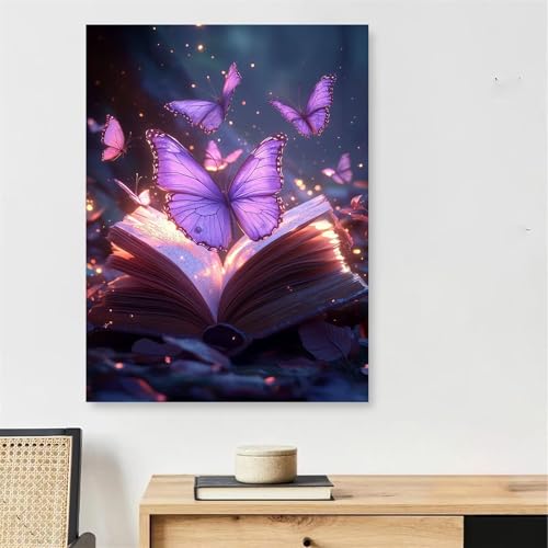 Malen Nach Zahlen Erwachsene Schmetterling, Buch Malen Nach Zahlen mit Rahmen 40x50cm, DIY Painting by Numbers Adults Handgemalt Ölgemälde mit 3 Pinseln und Acrylfarbe, Wanddeko Wohnzimmer,Model163 Malen Nach Zahlen Erwachsene Schmetterling, Buch Malen Nach Zahlen mit Rahmen 40x50cm, DIY Painting by Numbers Adults Handgemalt Ölgemälde mit 3 Pinseln und Acrylfarbe, Wanddeko Wohnzimmer,Model163 von DJCZSCC
