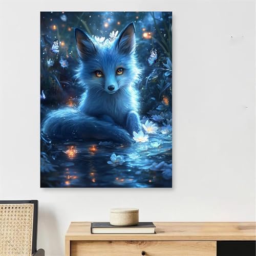 Malen Nach Zahlen Fuchs Paint by Numbers Tier Malen Nach Zahlen Erwachsene mit Rahmen 90x150cm Knitterfreie Leinwand Ölgemälde Bastelset mit 3 Pinseln für Zimmer Deko, Geschenke für Frauen,Model156 Malen Nach Zahlen Fuchs Paint by Numbers Tier Malen Nach Zahlen Erwachsene mit Rahmen 90x150cm Knitterfreie Leinwand Ölgemälde Bastelset mit 3 Pinseln für Zimmer Deko, Geschenke für Frauen,Model156 von DJCZSCC