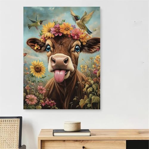 Malen Nach Zahlen Hochlandrinder Paint by Numbers Blume Malen Nach Zahlen Erwachsene mit Rahmen 100x160cm DIY Leinwand Ölgemälde Bastelset mit 3 Pinseln für Zimmer Deko, Geschenke für Frauen,Model174 Malen Nach Zahlen Hochlandrinder Paint by Numbers Blume Malen Nach Zahlen Erwachsene mit Rahmen 100x160cm DIY Leinwand Ölgemälde Bastelset mit 3 Pinseln für Zimmer Deko, Geschenke für Frauen,Model174 von DJCZSCC