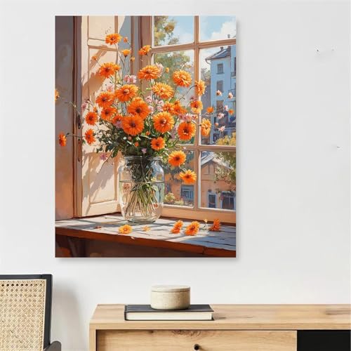 Malen Nach Zahlen Saflor Paint by Numbers Vase Malen Nach Zahlen Erwachsene mit Rahmen 70x100cm Knitterfreie Leinwand Ölgemälde Bastelset mit 3 Pinseln für Zimmer Deko, Geschenke für Frauen,Model882 Malen Nach Zahlen Saflor Paint by Numbers Vase Malen Nach Zahlen Erwachsene mit Rahmen 70x100cm Knitterfreie Leinwand Ölgemälde Bastelset mit 3 Pinseln für Zimmer Deko, Geschenke für Frauen,Model882 von DJCZSCC