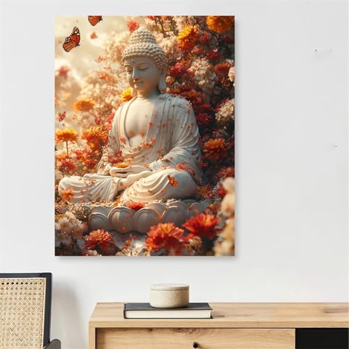 Malen Nach Zahlen Zen Paint by Numbers Saflor Malen Nach Zahlen Erwachsene mit Rahmen 90x150cm Knitterfreie Leinwand Ölgemälde Bastelset mit 3 Pinseln für Zimmer Deko, Geschenke für Frauen,Model177 Malen Nach Zahlen Zen Paint by Numbers Saflor Malen Nach Zahlen Erwachsene mit Rahmen 90x150cm Knitterfreie Leinwand Ölgemälde Bastelset mit 3 Pinseln für Zimmer Deko, Geschenke für Frauen,Model177 von DJCZSCC