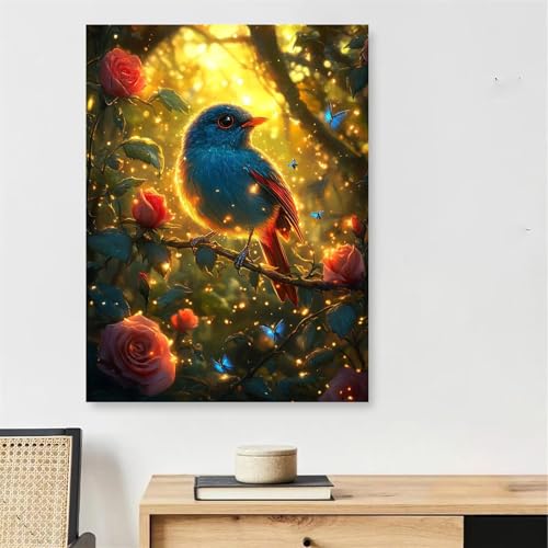 Rosa Blume Malen Nach Zahlen Erwachsene mit Rahmen, Malen Nach Zahlen Erwachsene Vogel, Handgemalt Ölgemälde Kit mit Pinseln + Acrylfarbe + 30x40cm Leinwand Knitterfreie, Deko Schlafzimmer,Model155 Rosa Blume Malen Nach Zahlen Erwachsene mit Rahmen, Malen Nach Zahlen Erwachsene Vogel, Handgemalt Ölgemälde Kit mit Pinseln + Acrylfarbe + 30x40cm Leinwand Knitterfreie, Deko Schlafzimmer,Model155 von DJCZSCC