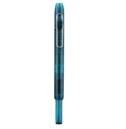 DJDLFA Einzigartiger Druck-Füllfederhalter mit abnehmbarem Stift-Clip-Design, Büro- und Schulbedarf, Schreibtintenstifte (C, Federspitze mit Kapuze) von DJDLFA