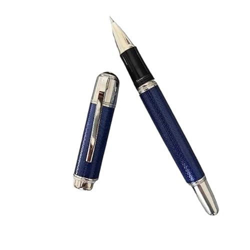 DJDLFA Füllfederhalter, Tintenroller, Schreibwaren, Büro, schwerer Halter mit einzigartigem glänzendem Schreiben, Ozeanblau, Grün, Rot, Schwarz, nur Stift) von DJDLFA