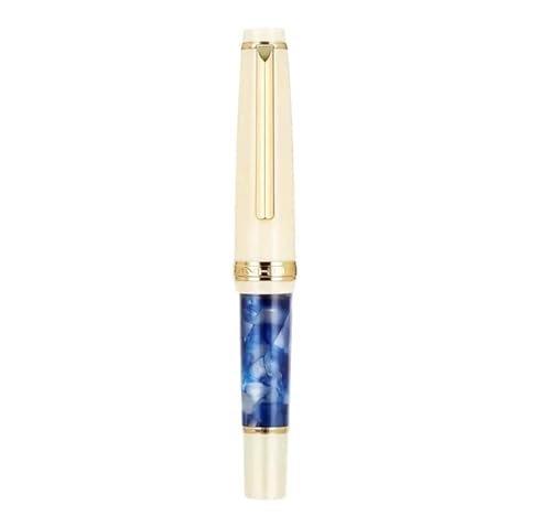 DJDLFA Mini-Füllfederhalter, niedlich, kurz, tragbar, Acryl, Schreibwaren, Kalligraphie, Praxis, Schreibstift, Büro, Schulbedarf (0,5 mm) von DJDLFA