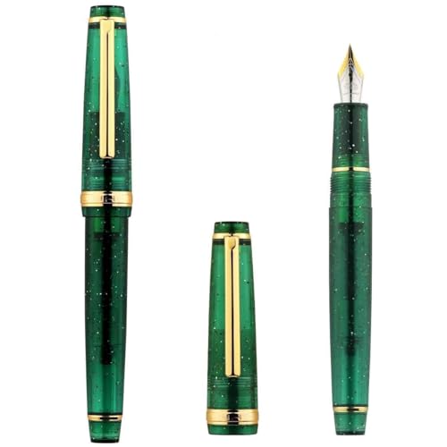 DJDLFA Modifizierter handpolierter Füllfederhalter mit kleiner Prinzspitze, Kalligraphie-Praxis, Geschenkstift (M) von DJDLFA
