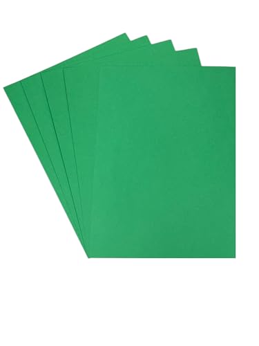 DJP A4-Karte, dunkelgrün, 160 g/m², farbige Druckerkarte, 50 Blatt von DJP