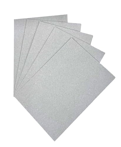 DJP A6 Graupappe, graue Rückwand, 1,5 mm, 1500 Mikron, extra dick, Bastelkarton, Grau, 100 A6-Blätter DJP A6 Graupappe, graue Rückwand, 1,5 mm, 1500 Mikron, extra dick, Bastelkarton, Grau, 100 A6-Blätter von DJP