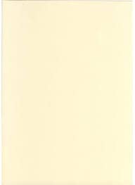 DJP Farbiger Karton, A5, elfenbeinfarben, cremefarben, 50 Blatt, 160 g/m², Farbkarton von DJP