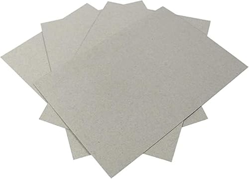 DJP Graupappe, A4, graue Rückwand, 2 mm, 2000 Mikron, extra dick, Bastelkarton, Grau, 10 A4-Blätter DJP Graupappe, A4, graue Rückwand, 2 mm, 2000 Mikron, extra dick, Bastelkarton, Grau, 10 A4-Blätter von DJP