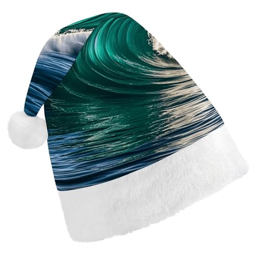 DJUETRUI Lustiger Hawaiianischer Weihnachtsmannhut, tropische Wellen, Weihnachtsmützen für Erwachsene, weiches Plüsch, Weihnachtsmannmütze, bequem, Urlaubshut DJUETRUI Lustiger Hawaiianischer Weihnachtsmannhut, tropische Wellen, Weihnachtsmützen für Erwachsene, weiches Plüsch, Weihnachtsmannmütze, bequem, Urlaubshut von DJUETRUI