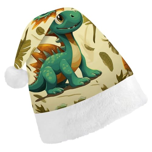 DJUETRUI Weihnachtsmannhut Lustige Dinosaurier Süße Dinosaurier Weihnachtsmützen für Erwachsene Weiche Plüsch Bequem Weihnachtshut-Urlaubsmütze DJUETRUI Weihnachtsmannhut Lustige Dinosaurier Süße Dinosaurier Weihnachtsmützen für Erwachsene Weiche Plüsch Bequem Weihnachtshut-Urlaubsmütze von DJUETRUI