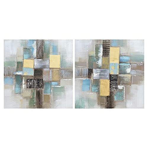 DKD Home Decor Abstrakt (60 x 3 x 60 cm) (2 Stück) (Referenz: S3018250) von DKD Home Decor