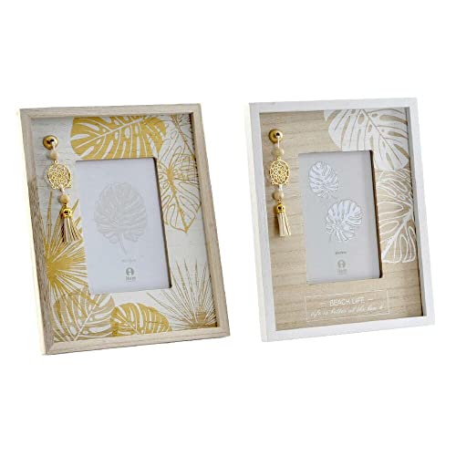 DKD Home Decor Bilderrahmen aus tropischem Holz (10 x 15 x 15 cm) (Referenz: S3021564) von DKD Home Decor