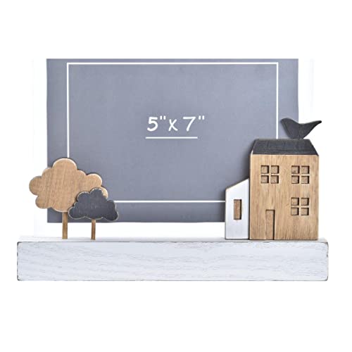 DKD Home Decor Bilderrahmen weiß aus Acryl und Holz (22 x 3,5 x 18 cm) S3032106 - EAN:8424001946402 von DKD Home Decor