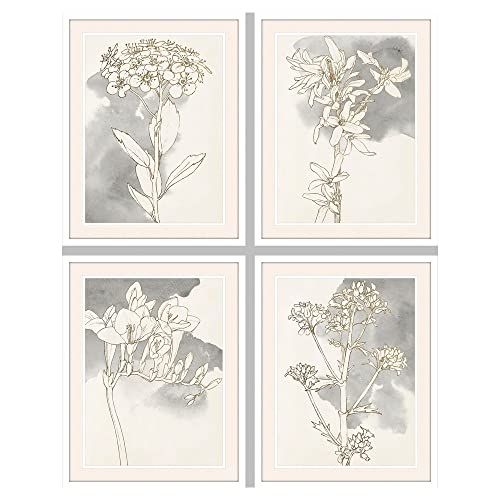 DKD Home Decor Blumen (55 x 2,5 x 70 cm) (4 Stück) (Referenz: S3018204) von DKD Home Decor