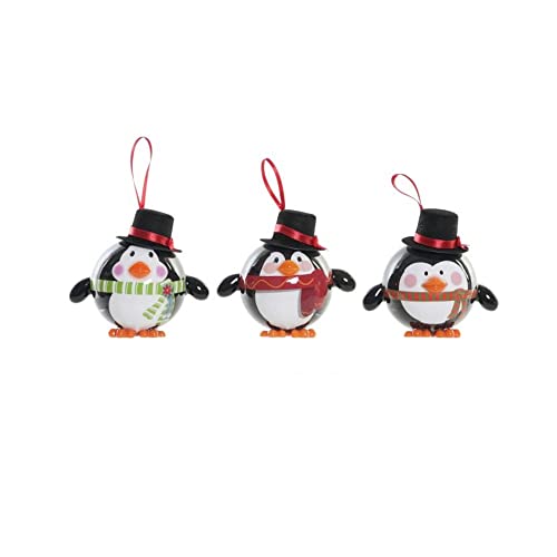 DKD Home Decor Pinguin PVC (11 x 8 x 15 cm) (3-teilig) (Referenz: S3025043) von DKD Home Decor
