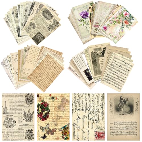 DKDDSSS 120 Blätter 14x20cm Scrapbooking Papier Deko, Vintage Scrapbook Papier, Bastelpapier Dekopapier Designpapier Scrapbook Zubehör für Fotoalbum Tagebuch Notizbuch DIY Kunst DKDDSSS 120 Blätter 14x20cm Scrapbooking Papier Deko, Vintage Scrapbook Papier, Bastelpapier Dekopapier Designpapier Scrapbook Zubehör für Fotoalbum Tagebuch Notizbuch DIY Kunst von DKDDSSS