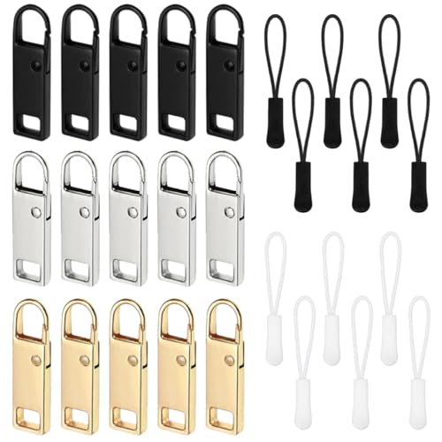 DKDDSSS 27 Stück Reißverschluss Zipper, Reißverschluss Zipper Ersatz, Zipper für Reißverschluss, Reißverschluss Reparatur Set, Reißverschluss Anhänger, für Jacken, Koffer, Kleidung, Schuhe DKDDSSS 27 Stück Reißverschluss Zipper, Reißverschluss Zipper Ersatz, Zipper für Reißverschluss, Reißverschluss Reparatur Set, Reißverschluss Anhänger, für Jacken, Koffer, Kleidung, Schuhe von DKDDSSS