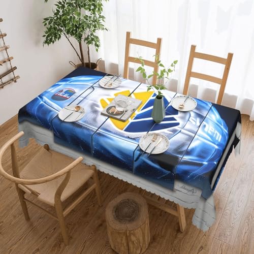 DKGOHLP Eishockey-Kunstmuster-Druck, 137 x 183 cm, Tischdecke, knitterfrei, Esstischtuch für Tische für Weihnachtsfeiern DKGOHLP Eishockey-Kunstmuster-Druck, 137 x 183 cm, Tischdecke, knitterfrei, Esstischtuch für Tische für Weihnachtsfeiern von DKGOHLP