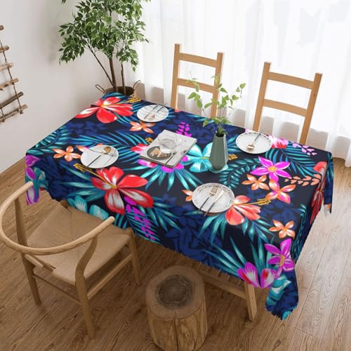 DKGOHLP Tischdecke mit Blumenmuster, 137 x 183 cm, knitterfrei, Esstischtuch für Tische für Weihnachtsfeiern DKGOHLP Tischdecke mit Blumenmuster, 137 x 183 cm, knitterfrei, Esstischtuch für Tische für Weihnachtsfeiern von DKGOHLP