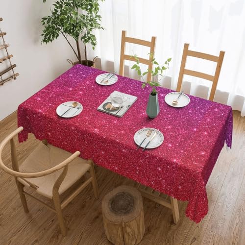 DKGOHLP Tischdecke mit Farbverlauf, Pailletten, glitzernd, 137 x 183 cm, knitterfrei, Esstischtuch für Tische für Weihnachtsfeiern DKGOHLP Tischdecke mit Farbverlauf, Pailletten, glitzernd, 137 x 183 cm, knitterfrei, Esstischtuch für Tische für Weihnachtsfeiern von DKGOHLP