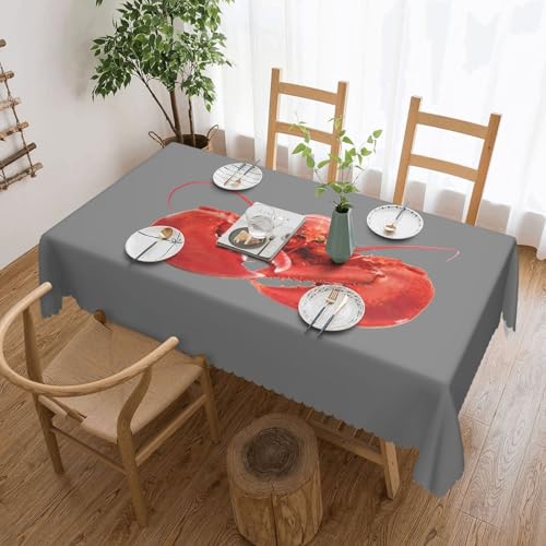 DKGOHLP Tischdecke mit Hummer-Druck, 137 x 183 cm, knitterfrei, Esstischtuch für Tische für Weihnachtsfeiern DKGOHLP Tischdecke mit Hummer-Druck, 137 x 183 cm, knitterfrei, Esstischtuch für Tische für Weihnachtsfeiern von DKGOHLP