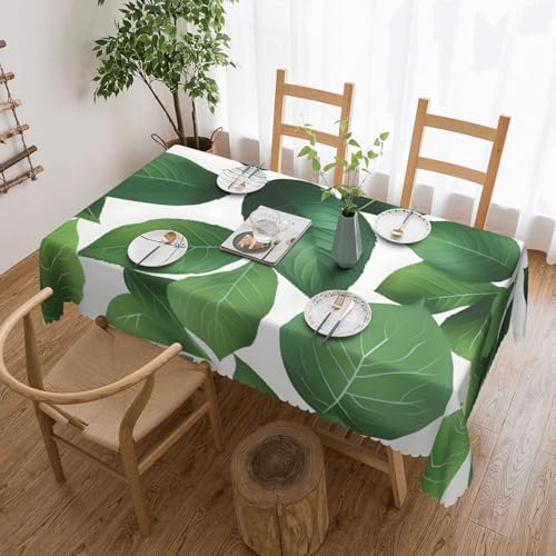 DKGOHLP Tischdecke mit Kräuterpflanzen-Blättern, 137 x 183 cm, knitterfrei, Esstischtuch für Tische für Weihnachtsfeiern DKGOHLP Tischdecke mit Kräuterpflanzen-Blättern, 137 x 183 cm, knitterfrei, Esstischtuch für Tische für Weihnachtsfeiern von DKGOHLP