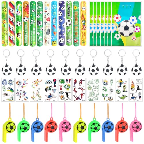 Fußball Party Mitgebsel Kinder,52 Stück Fußball Mitgebsel Kindergeburtstag Set,Fussball Deko mit Fussball Trillerpfeife Tattoo Aufkleber Geschenk Taschen Trillerpfeife für Kinder Geburtstag Deko Fußball Party Mitgebsel Kinder,52 Stück Fußball Mitgebsel Kindergeburtstag Set,Fussball Deko mit Fussball Trillerpfeife Tattoo Aufkleber Geschenk Taschen Trillerpfeife für Kinder Geburtstag Deko von DKLQXCE