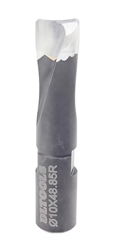 DLTOOLS Domino-Bitschneider, Domino-Bit, Vollhartmetall-Bit, 10 mm Durchmesser (28 mm Schnittlänge), passend für Domino-Maschinen DF500. von DL TOOLS