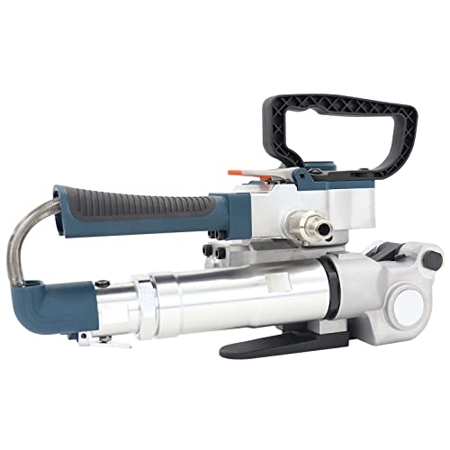 DLAZUM Banderoliermaschine, Stahlumreifungsmaschine, 3500N Cutter Sealer, Breite 13-19 mm, Dicke 0,5-1,2 mm, tragbare Verpackungswerkzeuge, für Umreifungskartonpaletten (25 mm) von DLAZUM
