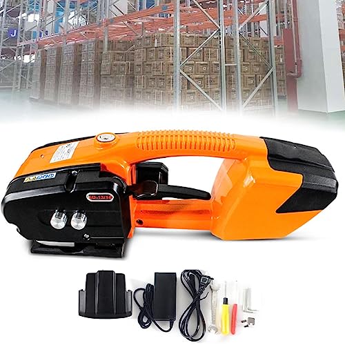 DLAZUM Elektrische Schweißumreifungsmaschine, 13-16 mm Bandbreite, Handschweißumreifungsgerät, tragbare automatische Umreifungsmaschine für Haustier-/PP-Umreifungen mit LCD-Bildschirm, 1 Batterie DLAZUM Elektrische Schweißumreifungsmaschine, 13-16 mm Bandbreite, Handschweißumreifungsgerät, tragbare automatische Umreifungsmaschine für Haustier-/PP-Umreifungen mit LCD-Bildschirm, 1 Batterie von DLAZUM