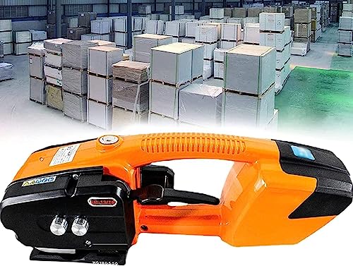 DLAZUM Elektrisches Umreifungsgerät für Bänder, automatische Umreifungsmaschine, 3000 mha, batteriebetrieben, für Verpackungen, Umreifungskartons, Paletten, tragbare Ballenpresse DLAZUM Elektrisches Umreifungsgerät für Bänder, automatische Umreifungsmaschine, 3000 mha, batteriebetrieben, für Verpackungen, Umreifungskartons, Paletten, tragbare Ballenpresse von DLAZUM