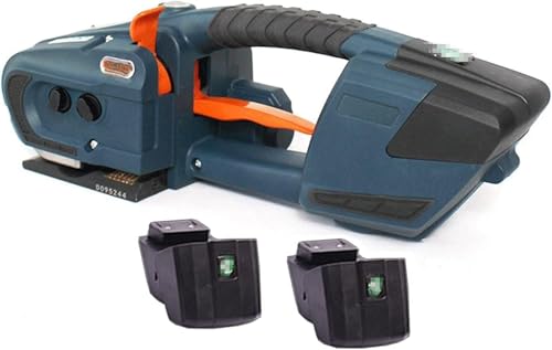 DLAZUM Handgeführte elektrische Umreifungsmaschine, Heißschmelz-Umreifungsgerät, automatische Verpackungs-Umreifungsmaschine (Farbe: 2 Batterien) (1 Batterie) von DLAZUM