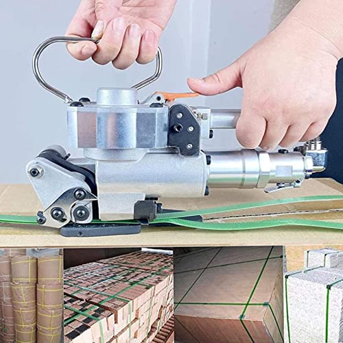 Elektrisches Umreifungsgerät, für 13–19 mm Breite, tragbare, handgehaltene Heißschmelz-Umreifungsmaschine, Umreifungsmaschine aus Kunststoff und Stahl, schnallenlose Heißschmelz-Umreifungsmaschine Elektrisches Umreifungsgerät, für 13–19 mm Breite, tragbare, handgehaltene Heißschmelz-Umreifungsmaschine, Umreifungsmaschine aus Kunststoff und Stahl, schnallenlose Heißschmelz-Umreifungsmaschine von DLAZUM