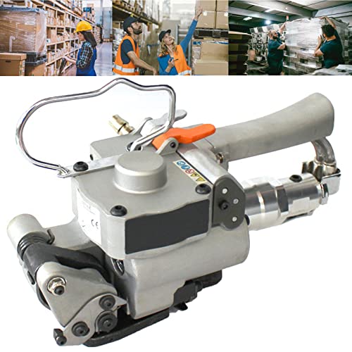 Pneumatische Umreifungsgeräte, Umreifungsmaschine, Umreifungsmaschine aus Kunststoff und Stahl, Heißschmelz-Umreifungsmaschine, elektrisches Umreifungsgerät, für 13–19 mm breite Bänder, 3500 N einste Pneumatische Umreifungsgeräte, Umreifungsmaschine, Umreifungsmaschine aus Kunststoff und Stahl, Heißschmelz-Umreifungsmaschine, elektrisches Umreifungsgerät, für 13–19 mm breite Bänder, 3500 N einste von DLAZUM