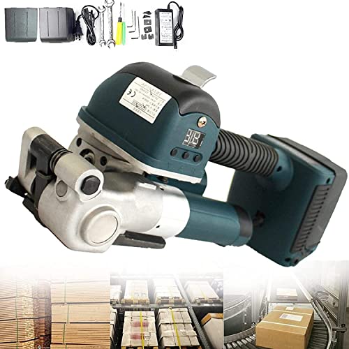 Pneumatisches Umreifungsgerät, Handumreifungsmaschine für 0,5-0,75 Zoll breite Bänder, pneumatische Umreifungsmaschine mit 3500 N max. Spannung, Verpackungsbandpressen für 0,5-1,2 mm dicke Kunststoff von DLAZUM